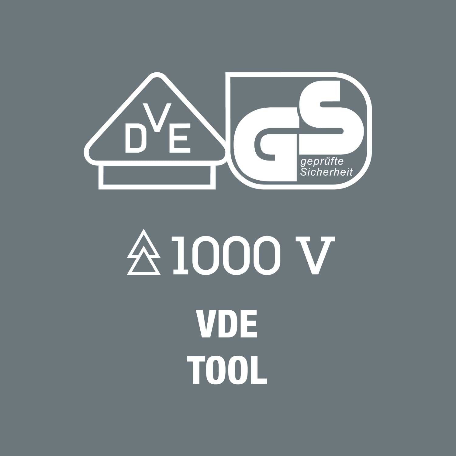 Wera 05004970001 8100 SB VDE 1 Zyklop Knarrensatz, Isoliert, Umschalthebel, 17-teilig, 3/8 Zoll