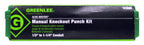 Greenlee 7235BB Knockout Punch Driver Kit, 1/2 1-1/4 Zoll