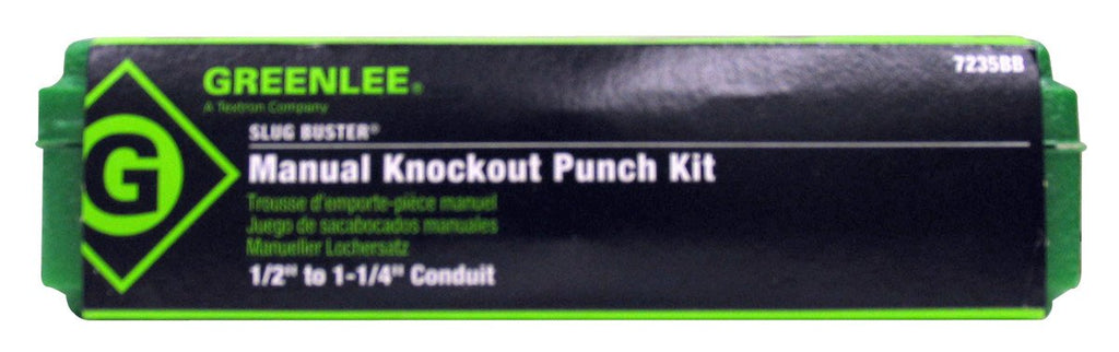 Greenlee 7235BB Knockout Punch Driver Kit, 1/2 1-1/4 Zoll