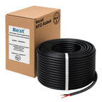 Autokabel KFZ Kabel 2x2,50 mm² 50m flach | Flachkabel Fahrzeugleitung 2-Polig | Stromkabel für Auto, Anhänger, Wohnmobil, Boot | Anhängerkabel elektrisches Kabel bis zu 60V vielseitig einsetzbar