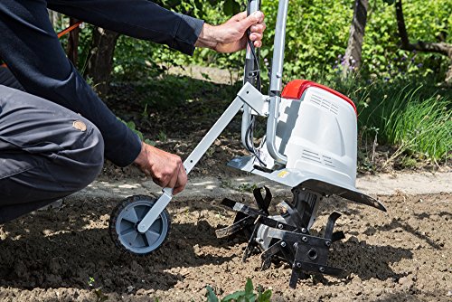 IKRA Elektro Bodenhacke Kultivator FEM1500, flexible Arbeitsbreite 17-45cm, Arbeitstiefe bis 23cm