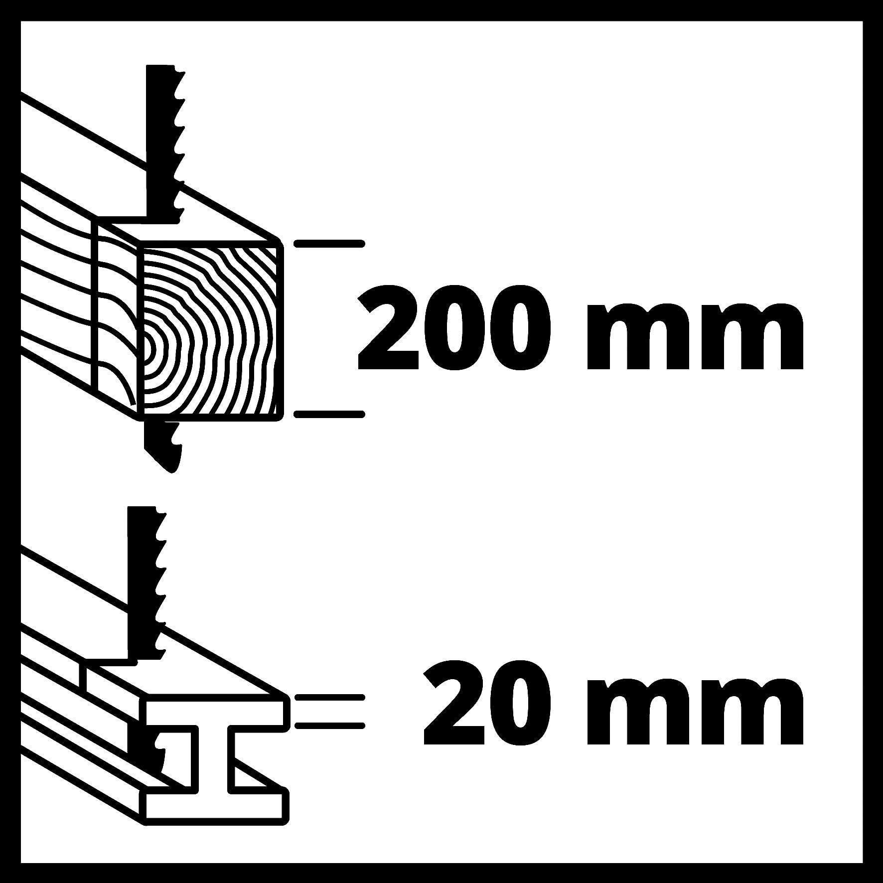 Einhell Universalsäge TE-AP 950 E (950 W, 28 mm Hubhöhe, 0-2800 min.-1, Hubzahl-Elektronik, werkzeuglos verstellbarer Sägeschuh, werkzeugloser Sägeblattwechsel, inkl. 1 x Sägeblatt für Holz)