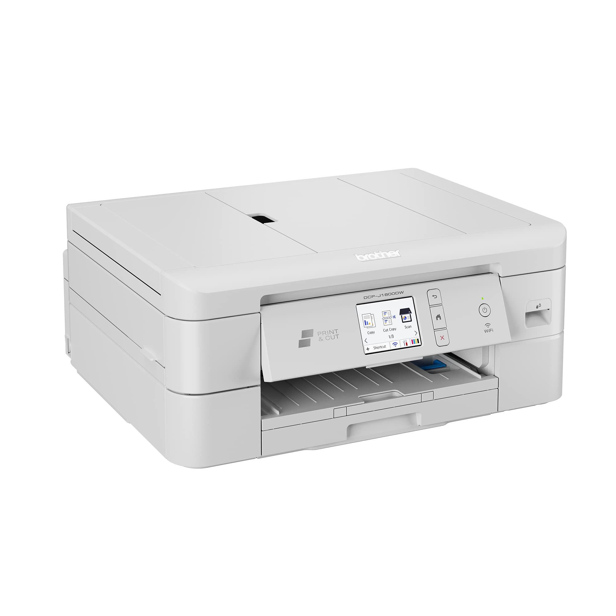 Brother DCP-J1800DW 3-in-1 Tinten-Multifunktionsgerät (Drucken, Scannen, Kopieren) Weiss