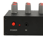 7-Band-Auto-Audio-Equalizer, 3,5-mm-Eingang -Ausgang Eingang 12 DB High Bass-Einstellung Zweikanal-Digital-Equalizer