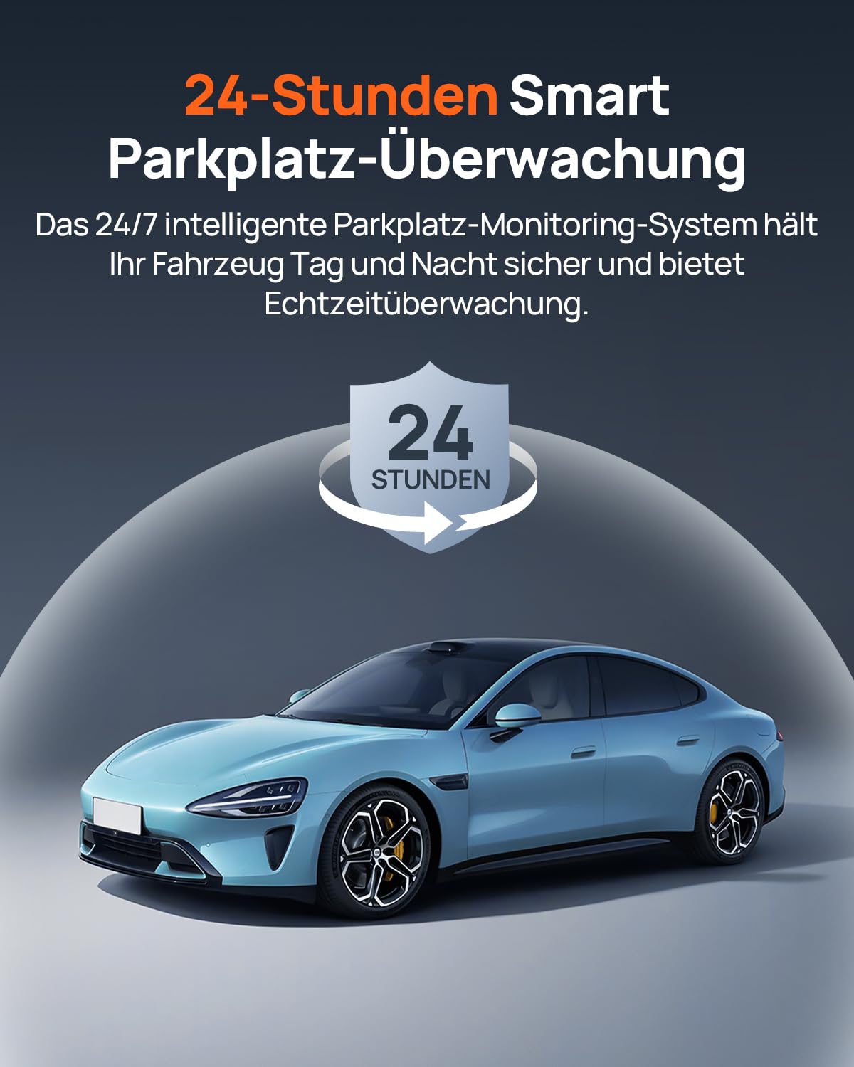 70mai 4G Hardwire Kit UP04 für Dash Cam 4K Omni, T800, A510, A810, 24 Stunden Smart Park Überwachung, Echtzeitig Überwachung, Sofortige App Warnung, GPS-Auto-Ortungsgerät