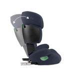 CBX by CYBEX Kinder-Autositz Solution X i-Fix, Für Autos mit und ohne ISOFIX, Ab ca. 3 bis 12 Jahre (100 - 150 cm), Ab ca. 15 bis 50 kg, Blau