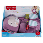 Fisher-Price Baby-Spielzeug Lila Schlummer-Affe, tragbare Plüsch-Spieluhr mit Atembewegungen und Lichtern für Neugeborene ab einem Alter von 0 Monaten, JLH41