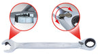 KS Tools 503.5913 DUO GEARplus Ringmaulschlüssel,Maul-Ratschenfunktion 13mm, umschaltbar