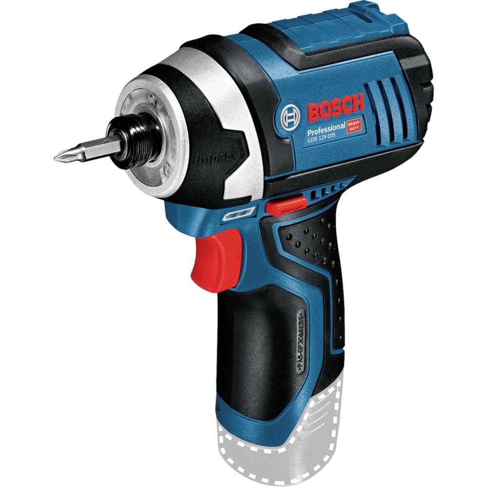 Bosch Professional 12V System Akku Drehschlagschrauber GDR 12V-105 (inkl. Einlage, ohne Akku/ Ladegerät)