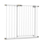 hauck Open N Stop KD + 21 cm Verlängerung, Weiß - Schutzgitter für Türen & Treppen, Breite Verstellbar 96-101 cm, 77 cm Hoch, ohne Bohren, für Kinder & Hunde, Einhändiges Öffnen in beide Richtungen
