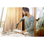 Bosch Home and Garden Bosch Akkuschrauber IXO (7. Generation; 3,6V; 2,0Ah; 5,5Nm; Set inkl. Winkel- und Exzenter-Aufsatz; mit Mikro-USB-Kabel; schraubt bis zu 190 Schrauben; in Aufbewahrungsbox)