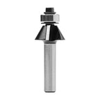 ENT 13744 Fasefräser HW, Schaft (S) 8 mm, Durchmesser (D) 23 mm, NL 9,5 mm, E 30°, SL 32 mm, mit Kugellager