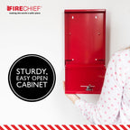 Firechief DHS2 Dokumentenhalter mit Riegel, Rot