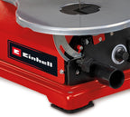 Einhell Dekupiersäge TC-SS 406 E (120 W, 50 mm Schnitthöhe, 47° neigbarer Tisch, variable Drehzahl, Blasvorrichtung, inkl. 2 Sägeblätter)