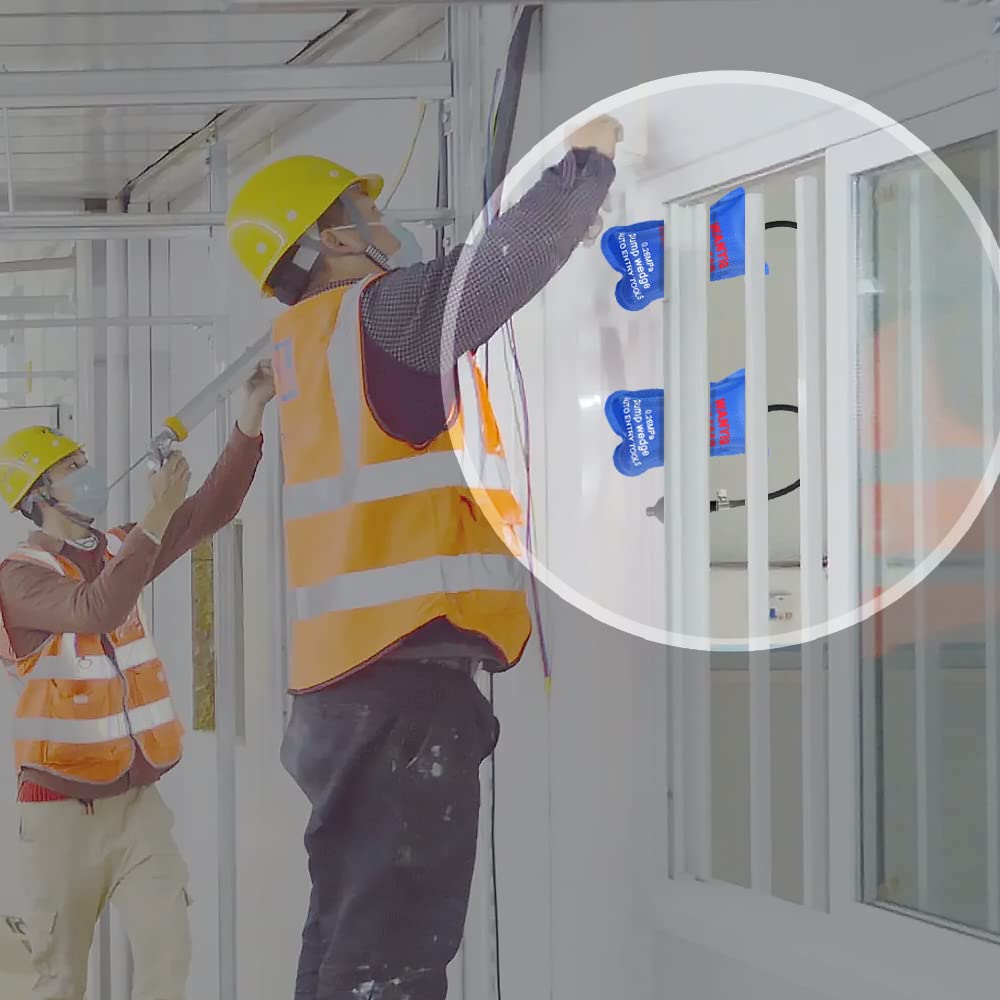 WANYI 4 Stück Quadratisch Montagekissen Pneumatikspanner Air Wedge Pump Wedge Montage Montagehilfe Fenster für die Tür Fenster Installation und Auto-Reparatur
