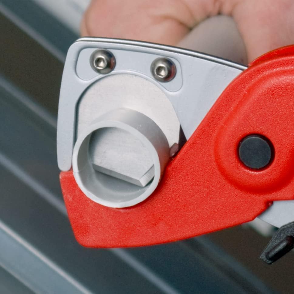 KNIPEX PlastiCut Schlauch- und Schutzrohrschneider aus zähem, glasfaserverstärktem Kunststoff 185 mm, 90 20 185