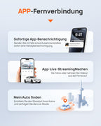 70mai 4G Hardwire Kit UP04 für Dash Cam 4K Omni, T800, A510, A810, 24 Stunden Smart Park Überwachung, Echtzeitig Überwachung, Sofortige App Warnung, GPS-Auto-Ortungsgerät