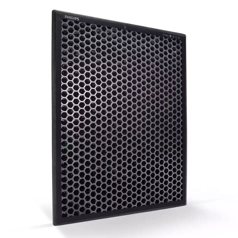 Philips Original Aktivkohlefilter für Luftreiniger Series 1000, Kompatibel für AC2729/10 und AC121x/10, Schwarz, FY1413/30