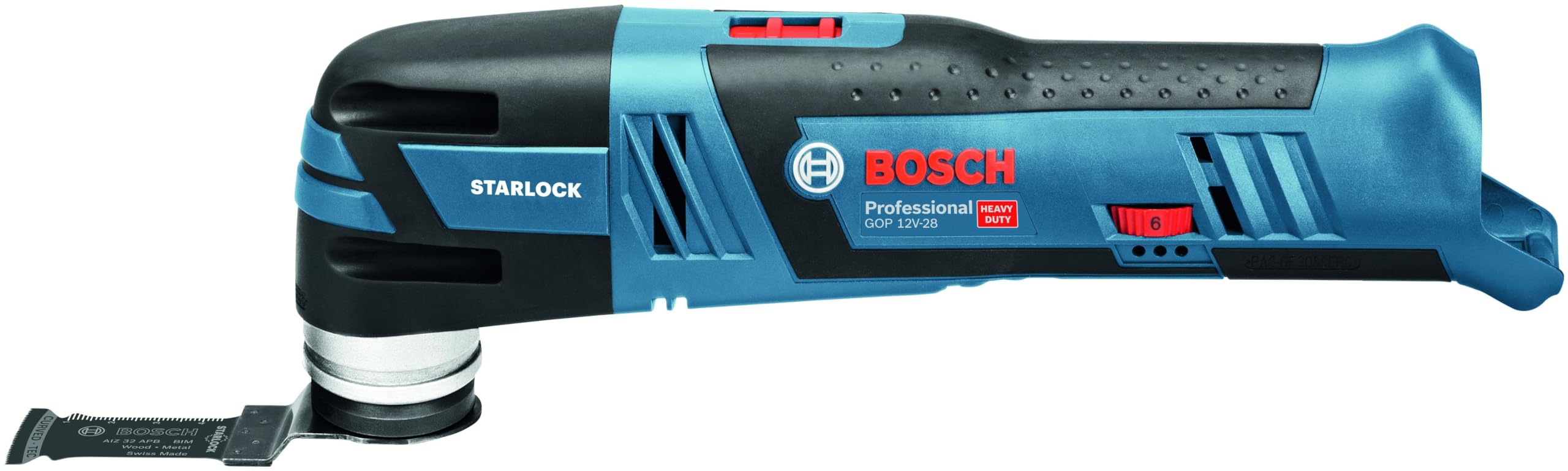 Bosch Professional 12V System Akku Multi-Cutter GOP 12V-28 (inkl. 1x Starlock BIM Tauchsägeblatt, ohne Akku/ Ladegerät)