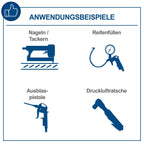 Scheppach Druckluft Kompressor HC24V Luftkompressor stehend mit Tragegriff | 24L Kessel | 1500W Leistung | 10 bar Arbeitsdruck | 180L/min Ansaugleistung | ölfrei & wartungsarm | inkl. Manometer