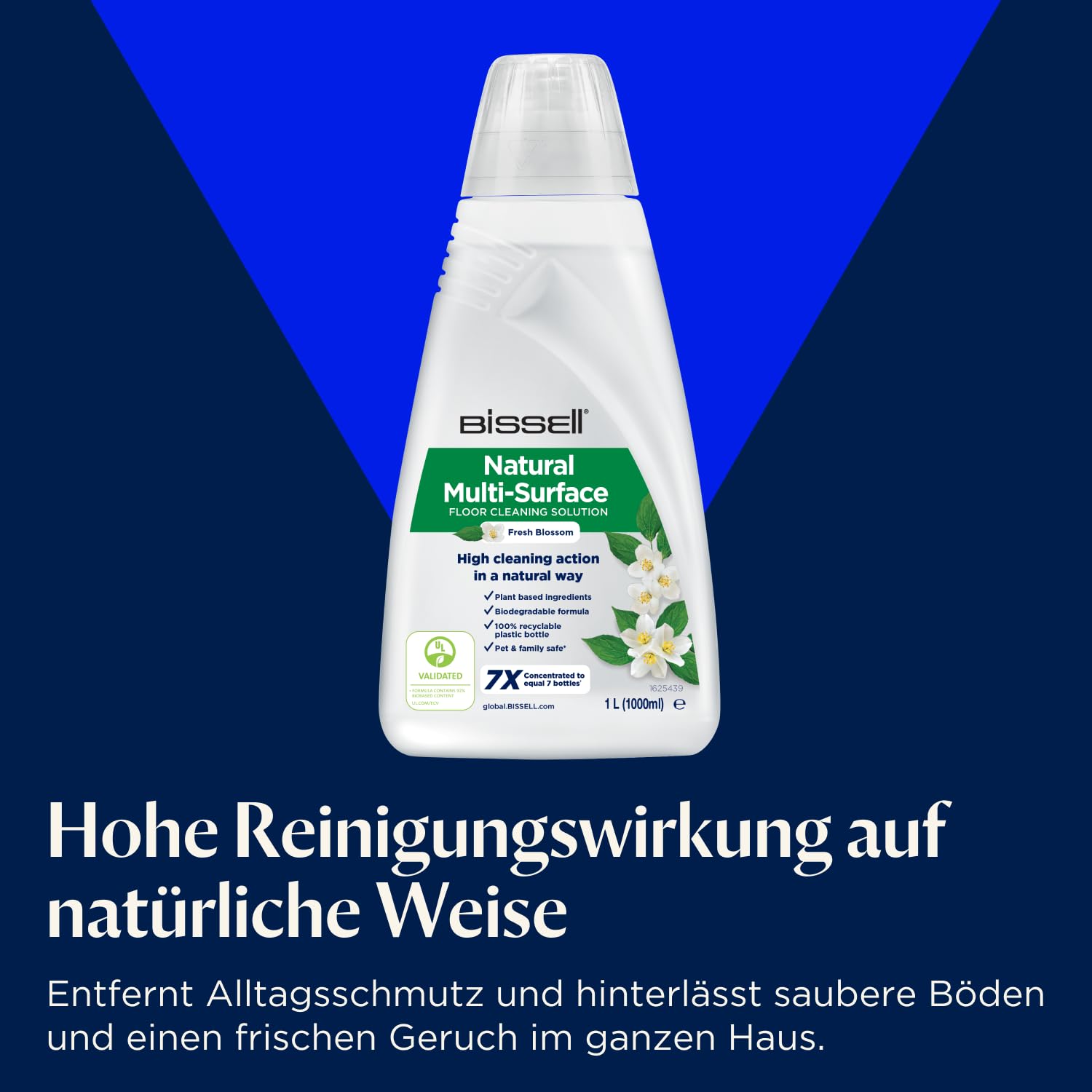 Bissell CrossWave HF2, Nass Trockensauger mit Kabel, Saugen & Wischen in Einem, Leichtgewichtiger Nasssauger, Saugwisher mit Hoher Leistung, Waschsauger, Wischsauger, Nur für Harte Böden, 3845N