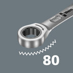 Wera Joker Switch Maul-Ringratschen-Schlüssel, umschaltbar, 10 x 159 mm, Leuchtgelb, 05020065001