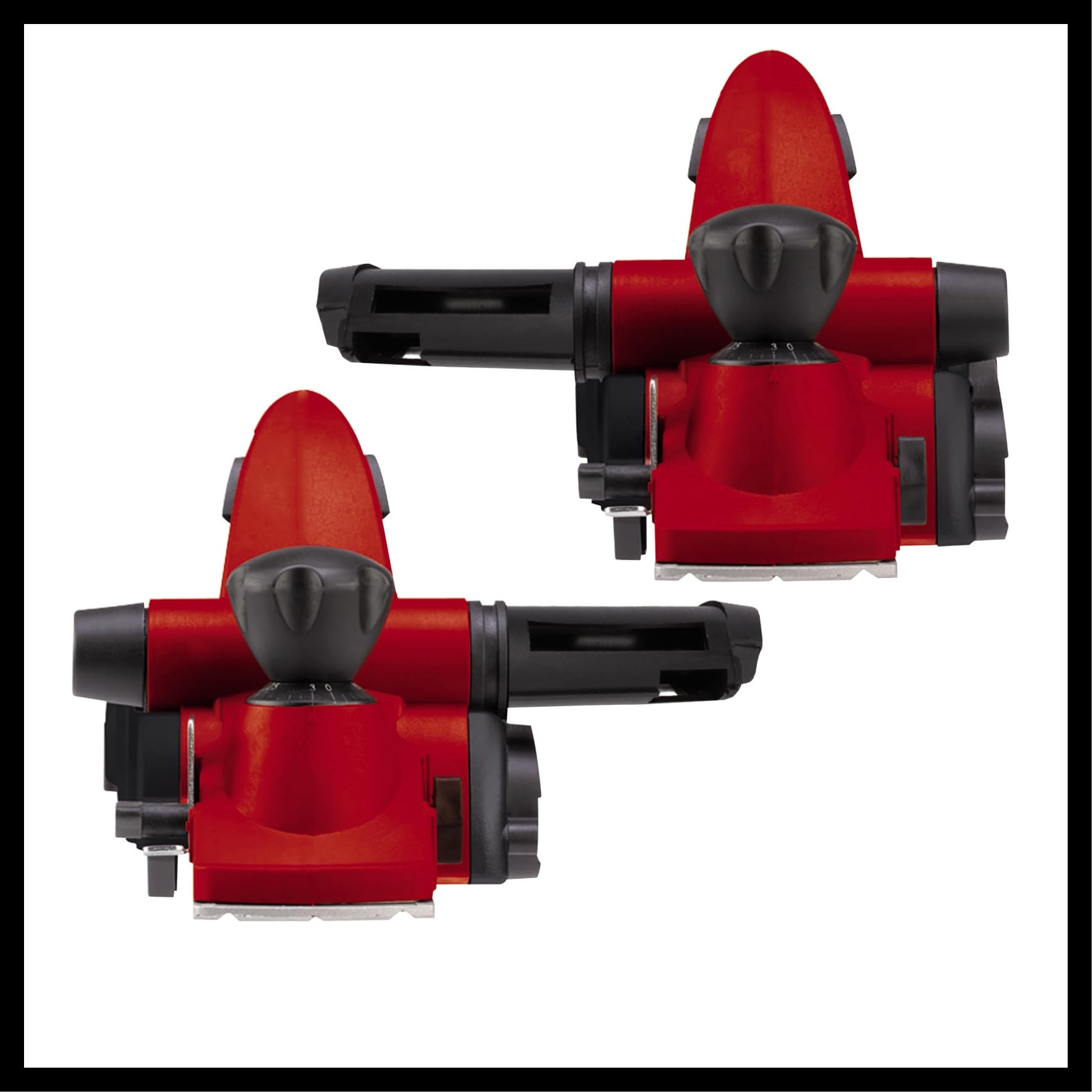 Einhell Elektrohobel TE-PL 900 (Fußplatte Mit 3 V-Nuten, Softgrip, Inkl. Parallelanschlag, Falztiefenanschlag, TCT Hobelmesser), Blau, 900 W, Bis 3 mm Spantiefe, Große Messerwelle