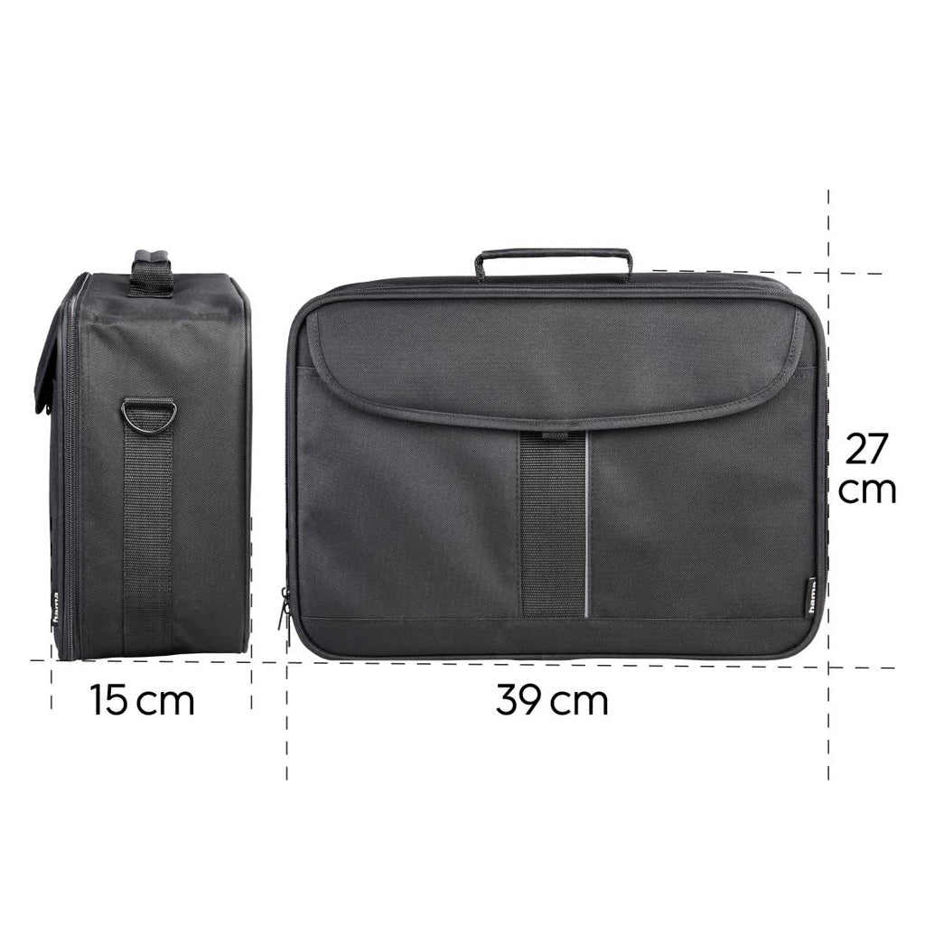 Hama Sportsline Beamertasche groß (Projektor Tasche Größe L, 27 x 39 x 15 cm für Acer, BenQ, Epson, LG, Optoma Beamer) Schwarz