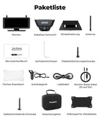 Zwei Solar Rückfahrkamera Kabellose Magnet : 2 Min DIY Installation 7,2 Zoll 1080P Dual Channel Monitor mit DVR Aufnahme Dual Rückfahrkameras Wohnmobil Camper Anhänger Pferdeanhänger