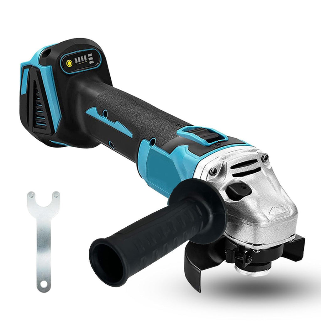 ANUPTTA - Akku Winkelschleifer Ø125mm 10000 U/min für 18V Makita Akkus - Bürstenloser Motor, Akku Flex Trennschleifer Zum Schneiden, Schleifen, Polieren（Nur Gehäuse）