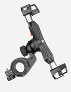 Grefay Fahrrad Handyhalterung, Edelstahl Motorrad Fahrrad Lenker Handy Halterung Mit 360 Drehen für 4,5-6,8 Zoll Smartphone