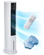 Pro Breeze OmniAir Turmventilator mit Wasserkühlung - Luftkühler mit Fernbedienung, 4 Modi, 4 Gebläsestufen - Ventilator leise - Mobile Klimaanlage ohne Abluftschlauch - Verdunstungskühler, 7L