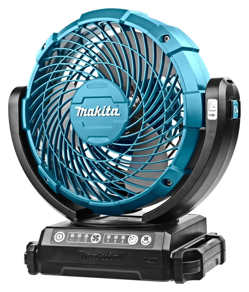 Makita DCF102Z Akku Lüfter 18 V (ohne Akku, ohne Ladegerät), Blau, 101