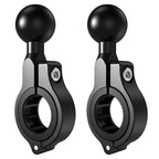 iMESTOU 2 x Aluminium-Kugelbasis für Lenkerhalterungen, kompatibel mit Ram/iMESTOU Handyhalterungen mit 2,5 cm Kugelbuchsen