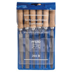 PFERD TOOLS Schlüsselfeilen-Set 265 B in Kunststofftasche, 6 Feilen, 100mm, mit Holzheften, 11706100 - für eine große Bandbreite von filigranen und leichten Feilaufgaben geeignet