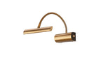 Trio Leuchten LED Wandleuchte Curtis 279770104, Metall altmessing, 1x 4 Watt, Flexarm, Dimmer