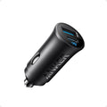 Anker USB-C Kfz-Ladegerät, 30W 2-Port Typ-C Kfz-Netzteil, Kfz-Ladegerät für iPhone mit PowerIQ 3.0, Für iPhone 17/16/15/14/13/12 Serie, Samsung Galaxy S23/S22/S21 Serie, iPad Pro, AirPods und mehr