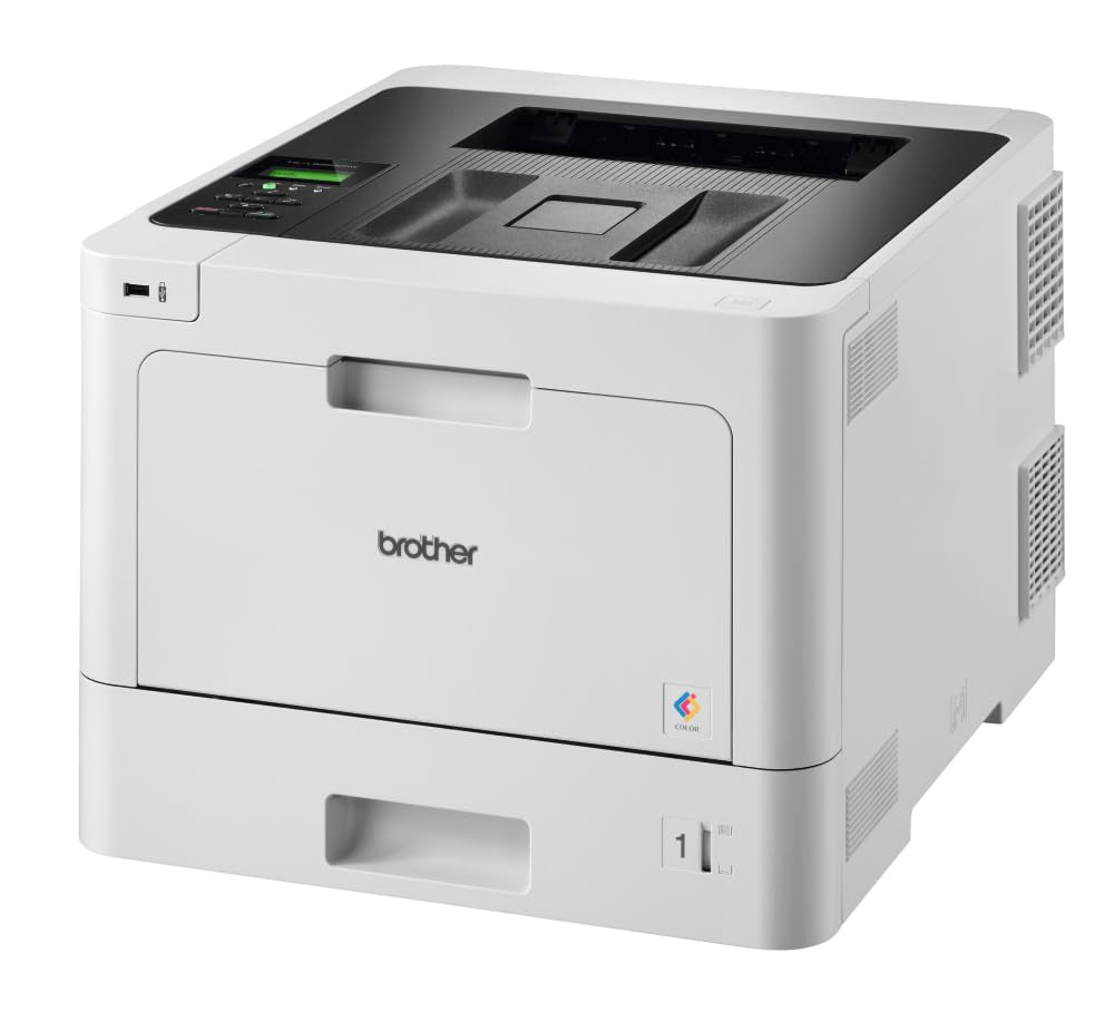 Brother HL-L8260CDW Professioneller WLAN Farblaserdrucker (31 Seiten/Min., Duplex, 2.400 x 600 dpi) weiß/schwarz