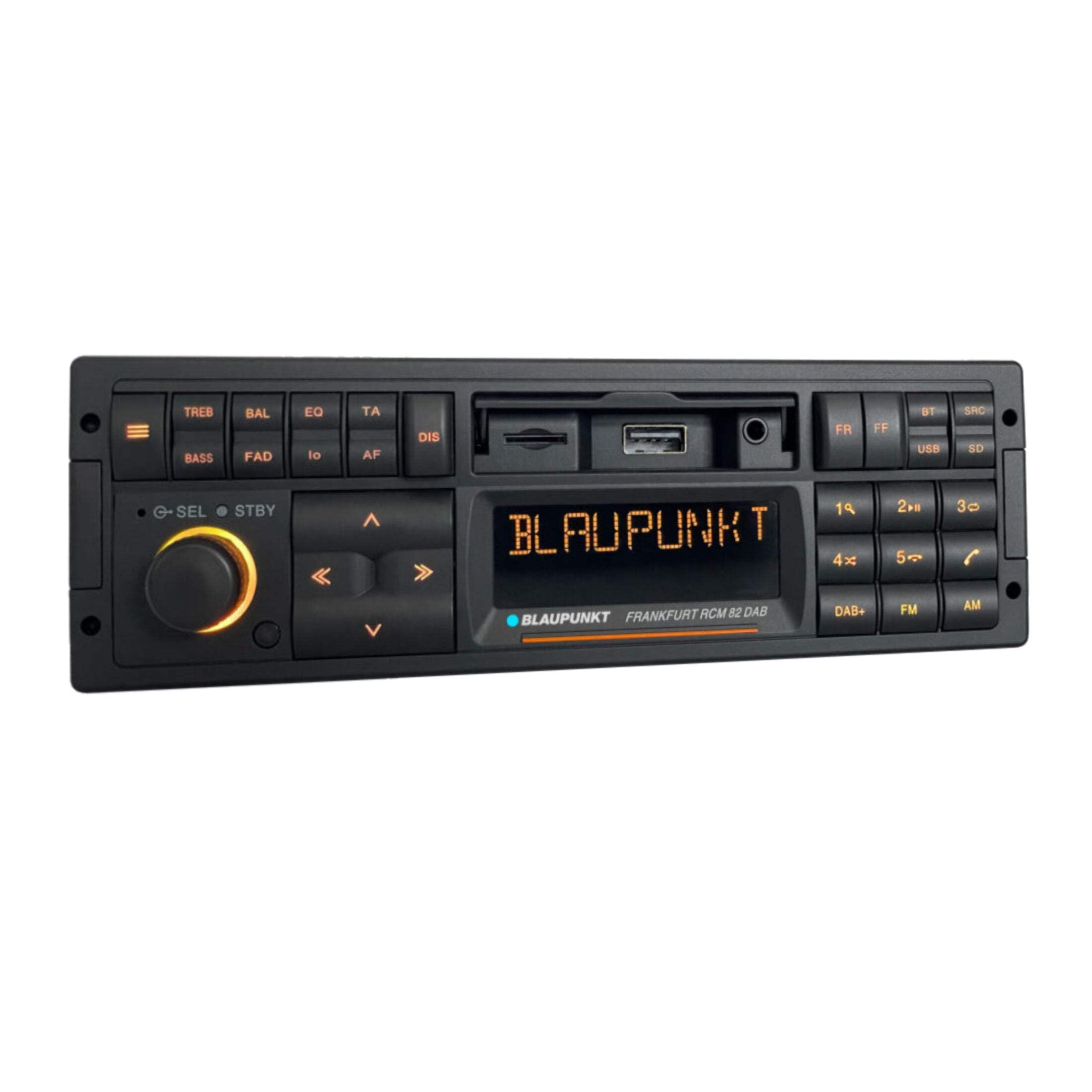 Blaupunkt Frankfurt RCM 82 DAB,1-DIN Autoradio, DAB+, Bluetooth, AUX; USB, SD-Karteneingang, Lenkradfernbedienung, Freisprecheinrichtung, Equalizer, 200 Watt, schwarz