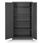 Aktenschrank mit Zahlenschloss C003 Metallschrank Stahlschrank Pulverbeschichtung 185 cm x 90 cm x 40 cm (Anthrazit)