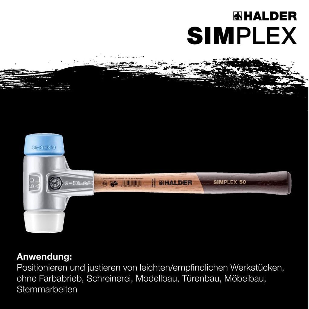HALDER - Aktionsbox Dreamteam Innenausbau, SIMPLEX-Schonhammer, TPE-soft/Superplastik und SECURAL-Schonhammer | 3117s003
