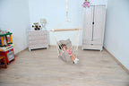 Lola Bella Chica 4in1 Babywiege Babyhängematte | Öko-Tex Zertifiziert | mit Lammfell