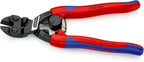 KNIPEX Kraft-Bündigschneider für Weichmetall und Kunststoff mit schlanken Mehrkomponenten-Hüllen 200 mm, 72 62 200