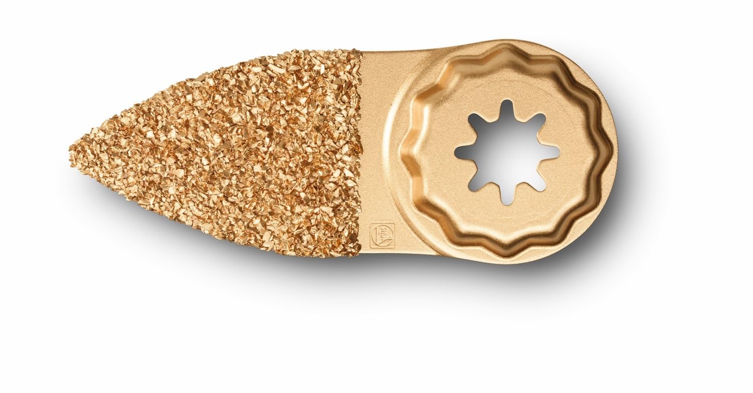 Fein Hartmetall Raspel Fingerform (Aufnahme Starlock Plus, zum Grobschliff von Spachtelmasse/Fliesenkleber/Beton/Stein, für enge + tief liegende Stellen) 63731002210