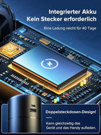 Ceeniu Auto Lufterfrischer, Ultraschall-Zerstäuber, Einstellbare Konzentration, Auto EIN-/Ausschalten, Eingebauter Akku, 45ml Natürlicher Auto Parfüm, Hält 4 Monate, F26 Auto Duft, Samtige Vanille