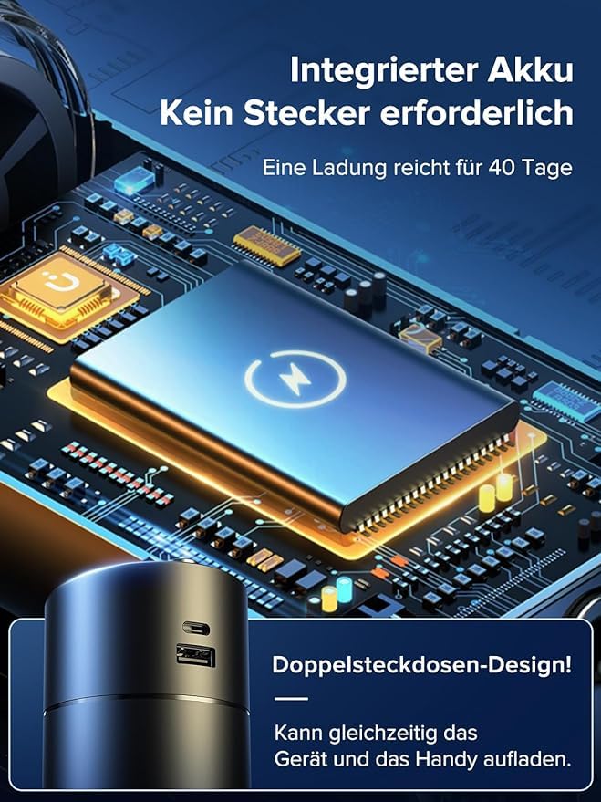 Ceeniu Auto Lufterfrischer, Ultraschall-Zerstäuber, Einstellbare Konzentration, Auto EIN-/Ausschalten, Eingebauter Akku, 45ml Natürlicher Auto Parfüm, Hält 4 Monate, F26 Auto Duft, Samtige Vanille