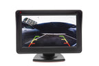 Technaxx Funk-Rückfahrkamera für das Auto in der Kennzeichenhalterung TX-170-4,3" TFT-LCD-Monitor, IR-LED für Nachtsicht bis zu 2m, einstellbare Kamerausrichtung 114° Sichtfeld 135°