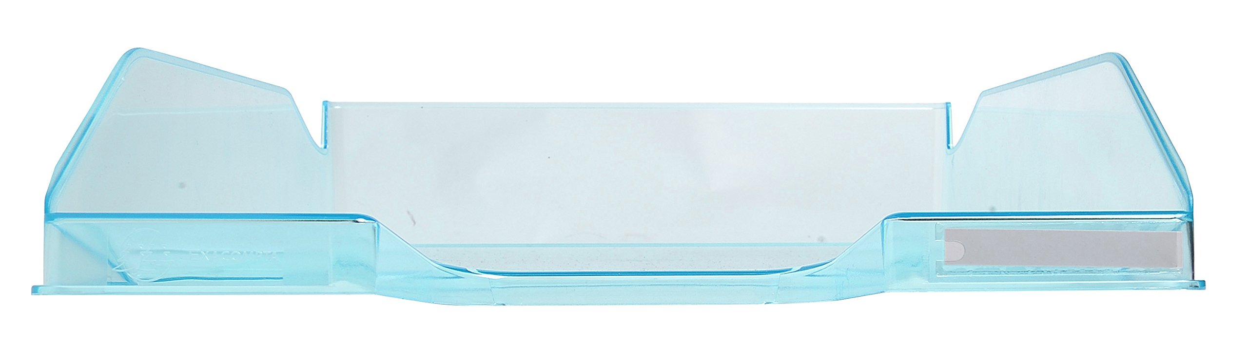 Exacompta 113236D 6er Pack Premium Briefablage Combo Midi DIN A4. Ideale Briefkörbe für Ihre Organisation. Robuste und stapelbare Ablagekörbe türkis transparent glossy