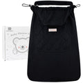 Bebear Winterbezug für Babytrage Warm Universal Hoodie Babytragebezug für alle Jahreszeiten(Black)