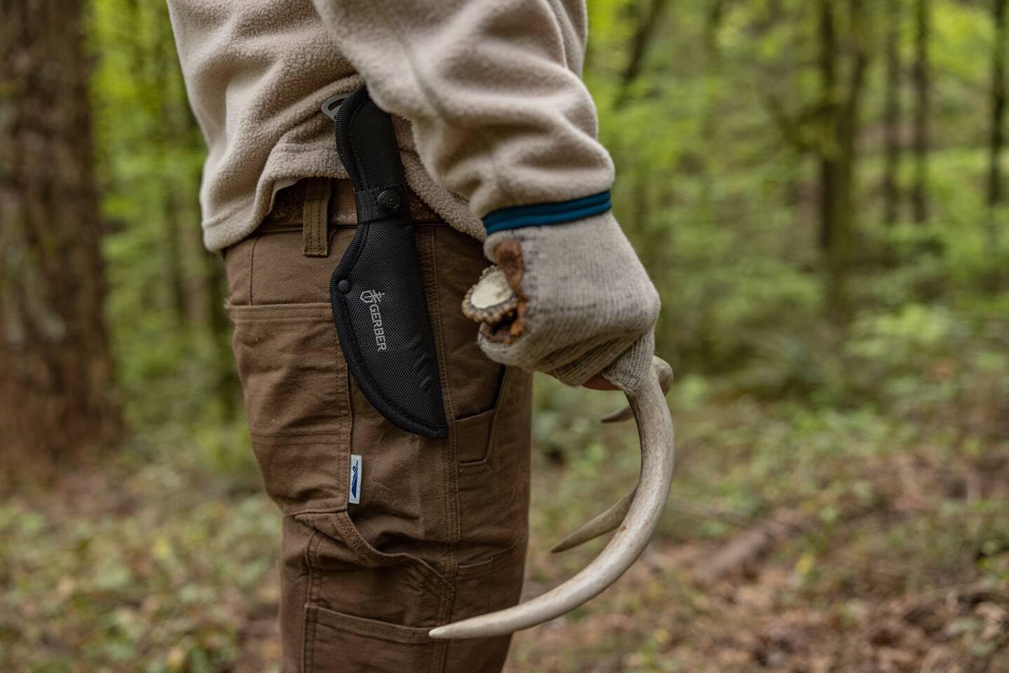 Gerber Outdoormesser mit Holster, Freeman Guide, Full-Tang-Konstruktion, Klingenlänge: 10,1 cm, Schwarz, 31-000588